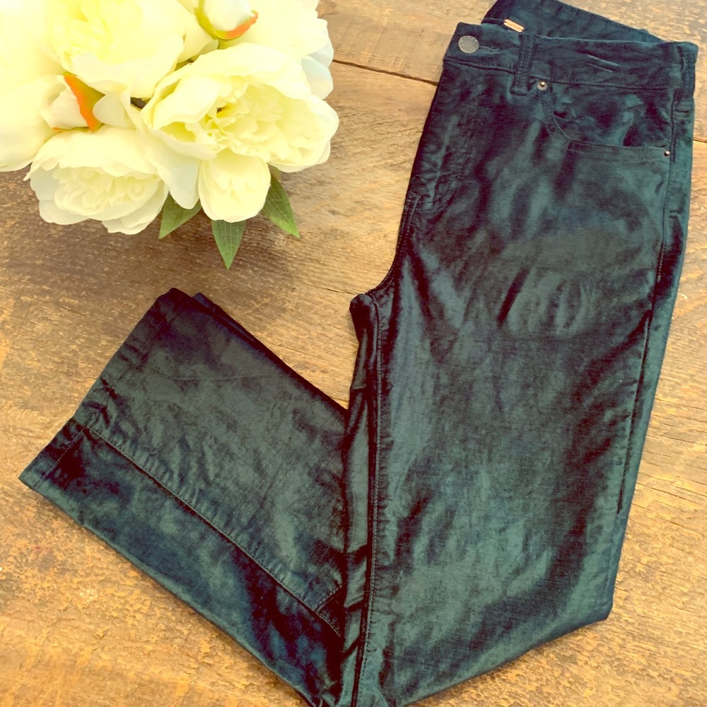 Free People Velvet ankle pant